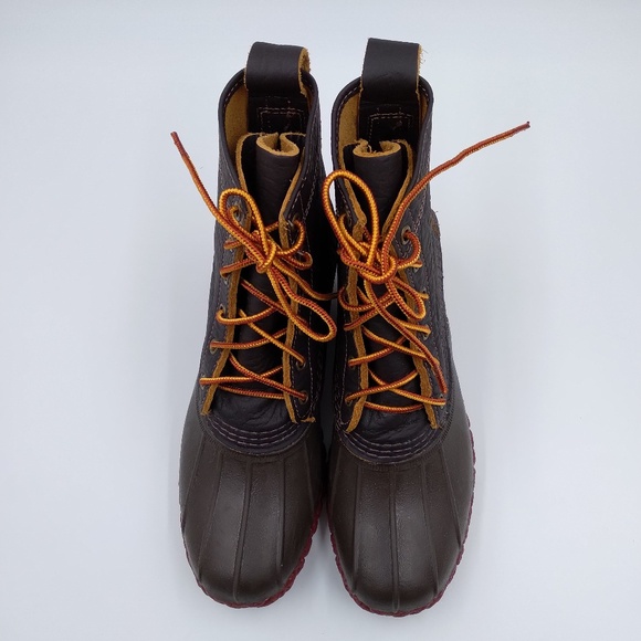 L.L. Bean bison leather duck boots Size 9M - Picture 2 of 9
